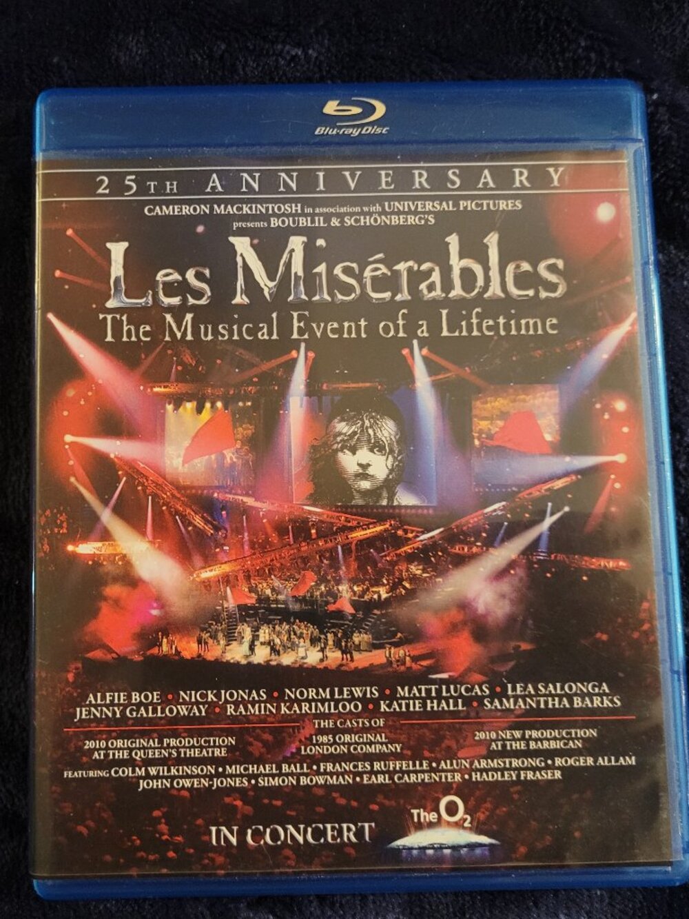 Les Misérables 25th Anniversary Concert Blu-ray - London O2 Arena Dream Cast